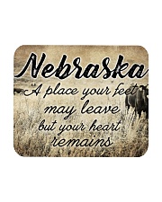 NEBRASKA A PLACE YOUR HEART REMAINS Mousepad tile