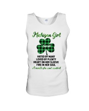 Michigan Girl Hated By Many Custom Name Unisex Tank tile