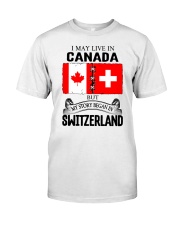 LIVE IN CANADA BEGAN IN SWITZERLAND ROOT Classic T-Shirt tile
