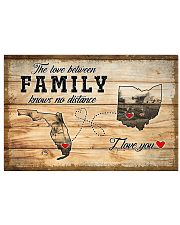 OHIO FLORIDA LOVE BETWEEN FAMILY Horizontal Poster tile