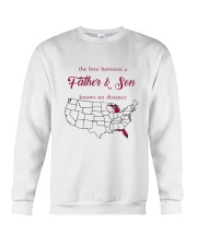 MICHIGAN FLORIDA THE LOVE FATHER AND SON Crewneck Sweatshirt thumbnail