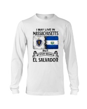 LIVE IN MASSACHSUETTS BEGAN IN EL SALVADOR Long Sleeve Tee tile