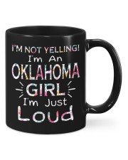 Oklahoma Girl I'm Not Yelling Mugs tile