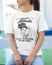 Custom Name South Africa I Don't Have Attitude Classic T-Shirt apparel-classic-tshirt-lifestyle-front-213