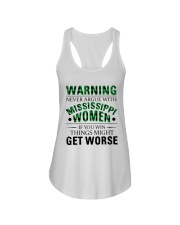 Never Argue With Mississippi Women Ladies Flowy Tank tile