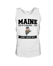 Maine Is Calling And I Must Go Unisex Tank tile