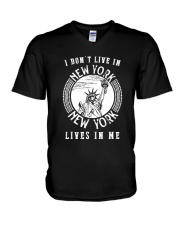 NEW YORK LIVE IN ME V-Neck T-Shirt thumbnail