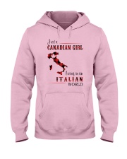 CANADIAN GIRL LIVING IN ITALIAN WORLD Hooded Sweatshirt thumbnail