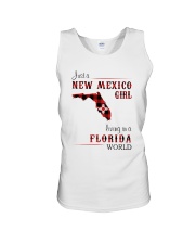 NEW MEXICO GIRL LIVING IN FLORIDA WORLD Unisex Tank thumbnail