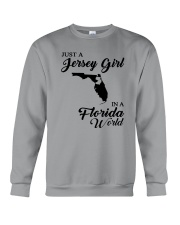 JUST A JERSEY GIRL IN A FLORIDA WORLD Crewneck Sweatshirt thumbnail