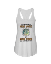 NEW YORK WILL ALWAYS LIVE IN ME Ladies Flowy Tank thumbnail