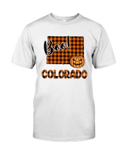 Colorado Map Boo Classic T-Shirt front