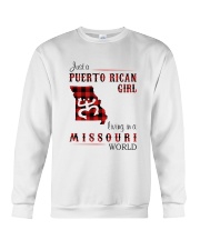 PUERTO RICAN GIRL LIVING IN MISSOURI WORLD Crewneck Sweatshirt tile