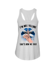 I Am A Scottish Girl That's How We Talk Ladies Flowy Tank tile