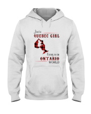 QUEBEC GIRL LIVING IN ONTARIO WORLD Hooded Sweatshirt thumbnail