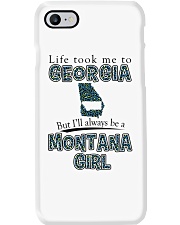 MONTANA GIRL LIFE TOOK TO GEORGIA Phone Case tile
