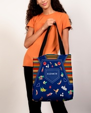 South Carolina Symbols Personalized Name All Over Tote All-over Tote aos-all-over-tote-lifestyle-front-06