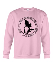MANITOBA GIRL LIVING IN QUEBEC WORLD Crewneck Sweatshirt thumbnail