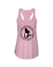 MANITOBA GIRL LIVING IN QUEBEC WORLD Ladies Flowy Tank thumbnail