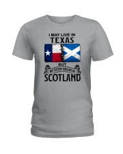 LIVE IN TEXAS BEGAN IN SCOTLAND Ladies T-Shirt tile