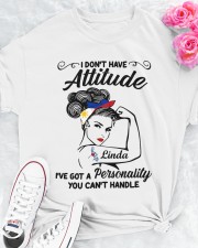 Custom Name Filipino I Don't Have Attitude Classic T-Shirt apparel-classic-tshirt-lifestyle-front-192