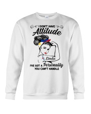 Custom Name Filipino I Don't Have Attitude Crewneck Sweatshirt tile