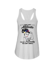 Custom Name Filipino I Don't Have Attitude Ladies Flowy Tank tile