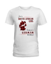 SOUTH AFRICAN GIRL LIVING IN GERMAN WORLD Ladies T-Shirt thumbnail