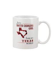SOUTH CAROLINA GIRL LIVING IN TEXAS WORLD Mug thumbnail