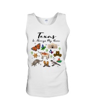 Texas Is Always Home Symbols Unisex Tank tile