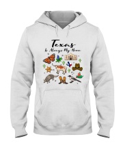 Texas Is Always Home Symbols Hooded Sweatshirt front