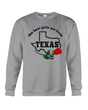 THE BEST GIRLS ARE FROM TEXAS Crewneck Sweatshirt thumbnail