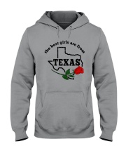 THE BEST GIRLS ARE FROM TEXAS Hooded Sweatshirt thumbnail