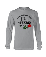 THE BEST GIRLS ARE FROM TEXAS Long Sleeve Tee thumbnail