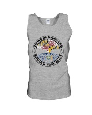 LIVING IN MARYLAND WITH NEW YORK ROOTS Unisex Tank thumbnail