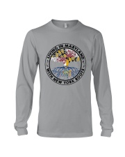 LIVING IN MARYLAND WITH NEW YORK ROOTS Long Sleeve Tee thumbnail