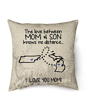 MICHIGAN TENNESSEE THE LOVE MOM AND SON Indoor Pillow - 16” x 16” front