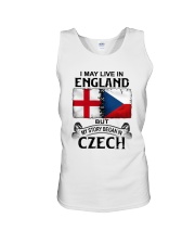 LIVE IN ENGLAND BEGAN IN CZECH Unisex Tank thumbnail