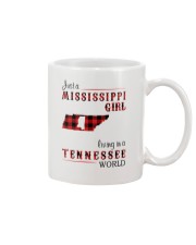 MISSISSIPPI GIRL LIVING IN TENNESSEE WORLD Mug tile