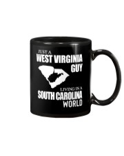 JUST A WEST VIRGINIA GUY LIVING IN SC WORLD Mug thumbnail