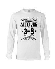 Peruvian Girl I Need 3-5 Business Days To Fix My Face Long Sleeve Tee tile
