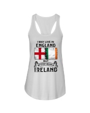 LIVE IN ENGLAND BEGAN IN IRELAND Ladies Flowy Tank tile