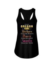 Oregon Girl I'm Stronger Than You Believe Ladies Flowy Tank tile