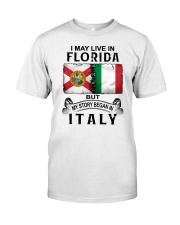 LIVE IN FLORIDA BEGAN IN ITALY Classic T-Shirt tile