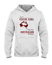 CZECH GIRL LIVING IN AUSTRALIAN WORLD Hooded Sweatshirt tile