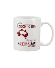 CZECH GIRL LIVING IN AUSTRALIAN WORLD Mug tile