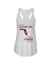 ITALIAN GIRL LIVING IN FLORIDA WORLD Ladies Flowy Tank tile