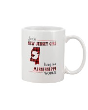 JERSEY GIRL LIVING IN MISSISSIPPI WORLD Mug thumbnail