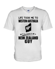 NEW ZEALAND GUY LIFE TOOK TO WESTERN AUSTRALIA V-Neck T-Shirt thumbnail