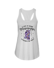 Mississippi Misses Me Too Ladies Flowy Tank tile